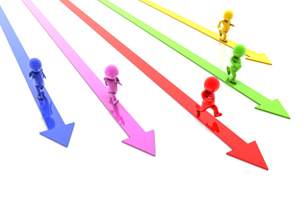 业务团队领导者。团队合作的概念。从人群中脱颖而出图片下载