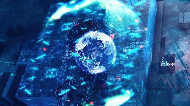 电路板背景-计算机，数据，技术，人工智能图片下载