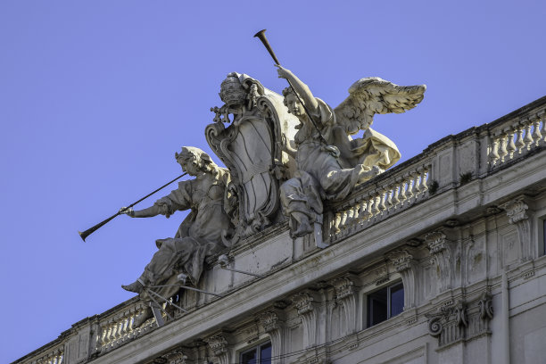 意大利罗马，意大利宪法法院所在地。图片下载