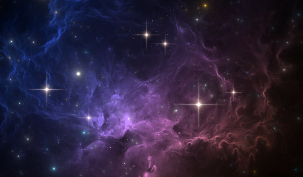 空间背景与星云和恒星图片下载