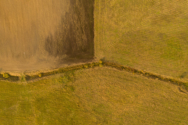 无人机拍摄农田图片下载