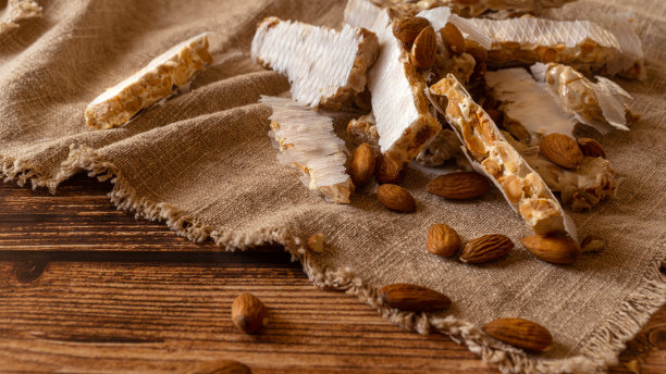 杏仁糖甜点片图片下载