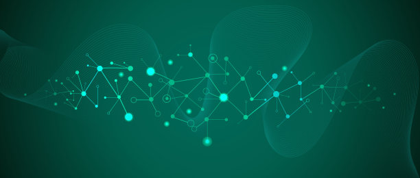 分子结构的抽象背景。图片下载