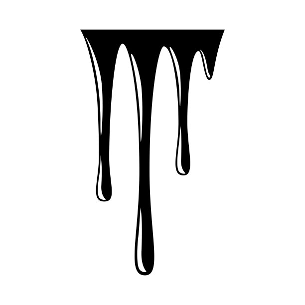 液体滴。轮廓。图片下载