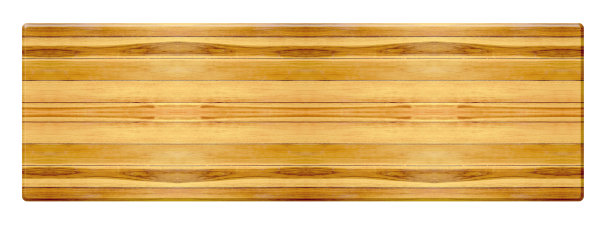 顶部木制长桌孤立的白色背景图片下载