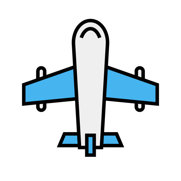 平面设计的飞机图标。在飞行中。向量。图片下载