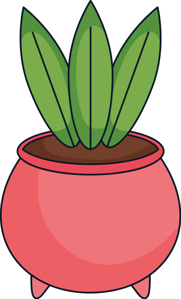 红色盆栽图片下载