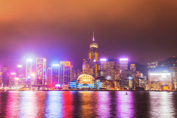 香港夜景海景图片下载