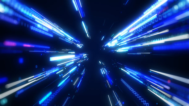 高速传输数据技术隧道抽象背景图片下载