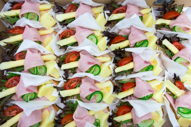 包装好的新鲜三明治图片下载