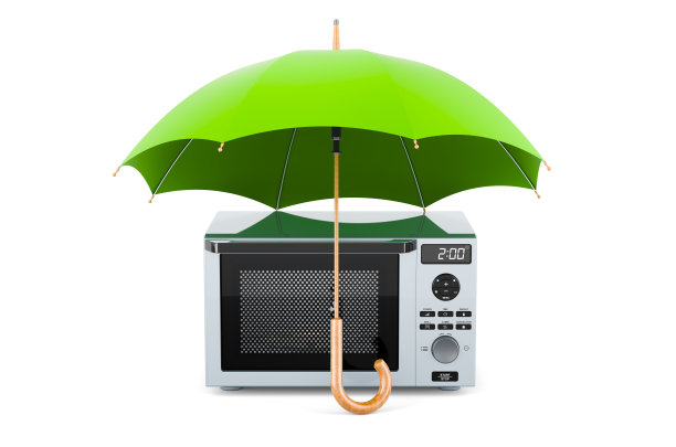 组合烤箱，伞下微波炉，3D渲染图片下载