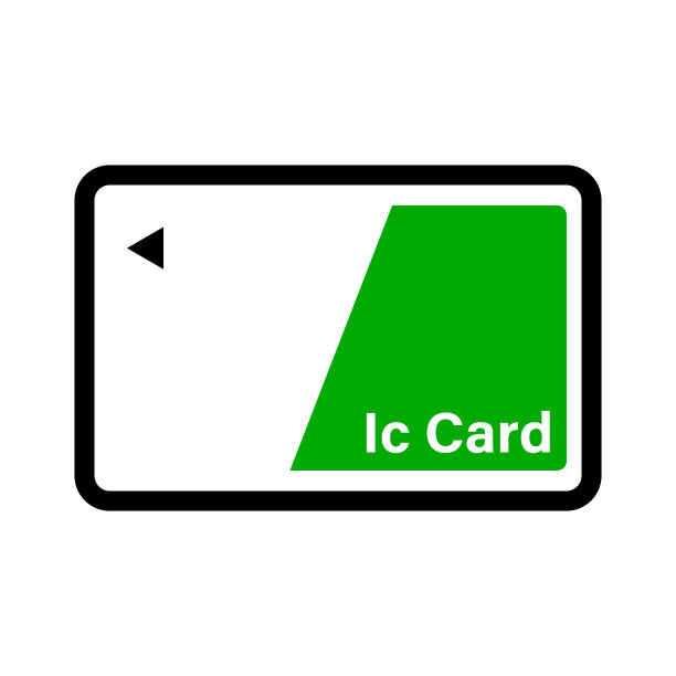 平面设计IC卡图标。智能卡图标。向量。图片下载