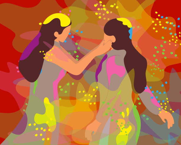 快乐胡里节印度，海报，横幅，模板。图片下载