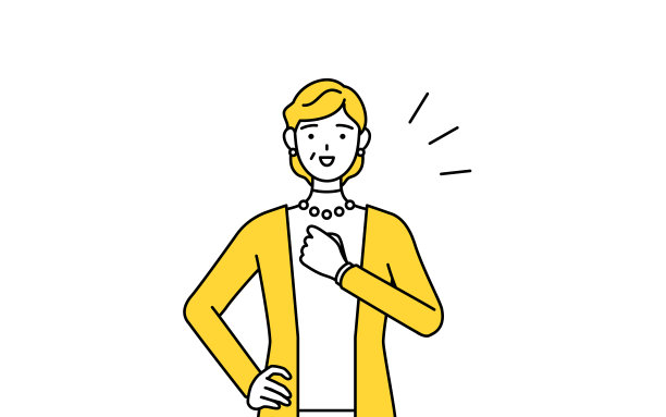 退休老人，中年妇女，拍着胸脯。图片下载