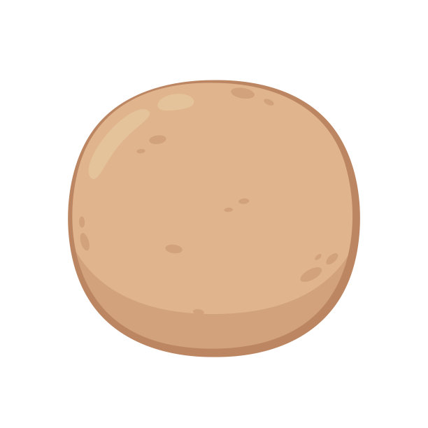 肉丸向量。白底肉丸。图片下载