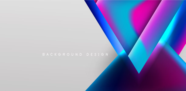 抽象烘焙与重叠三角形和图片下载