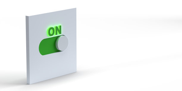 在拨动开关按钮上，侧面视图图片下载