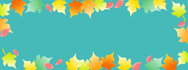 树叶背景插图，图像的季节图片下载