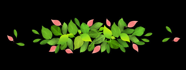 树叶背景插图，图像的季节图片下载