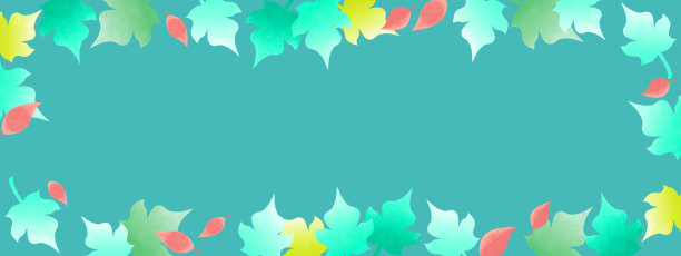 树叶背景插图，图像的季节图片下载