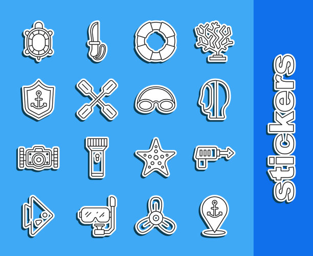 用锚鱼叉设定线的位置图片下载