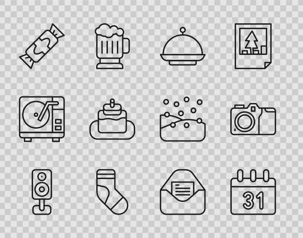 集行立体声扬声器日历圣诞图片下载