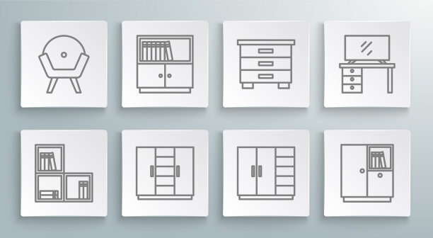 设置行书架与图书图书馆书架图片下载