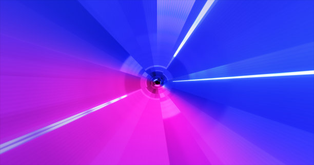 摘要发光的太空隧道高速飞行从明亮的能量未来高科技线背景图片下载