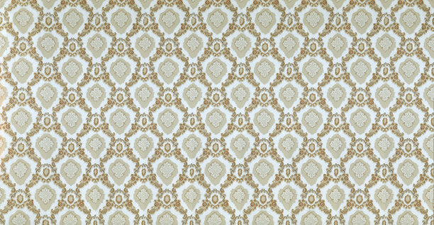 墙上的旧墙纸。旧墙纸的纹理或背景。图片下载