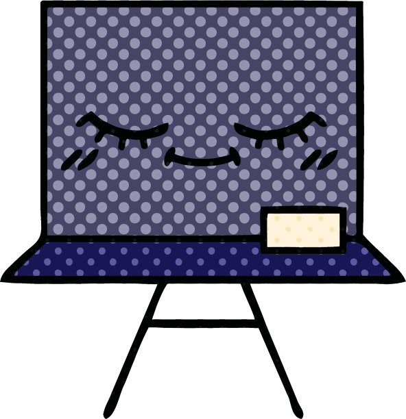 漫画书风格的黑板图片下载