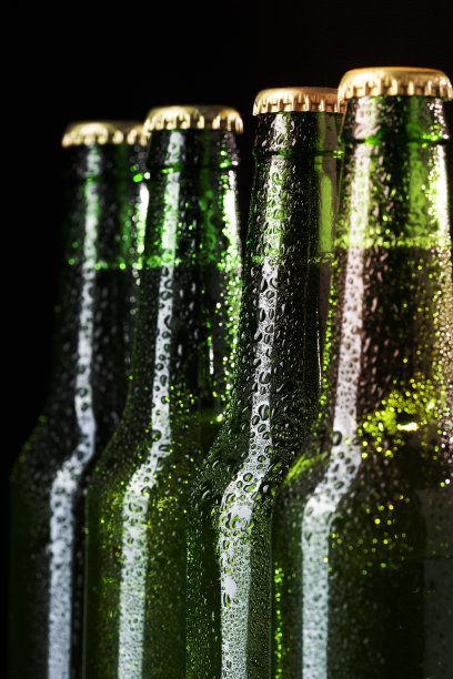 前视图美味的美国啤酒品种图片下载