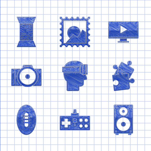 设置虚拟现实眼镜手柄立体声图片下载