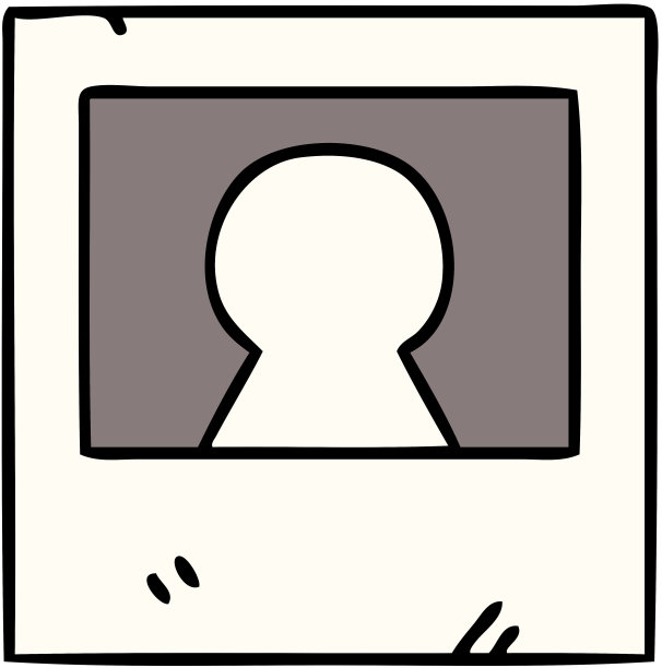 卡通的旧即时照片图片下载