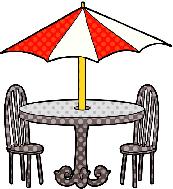 卡通咖啡桌图片下载