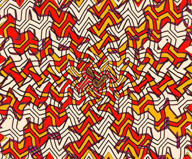 抽象壁画包装纸设计图片下载