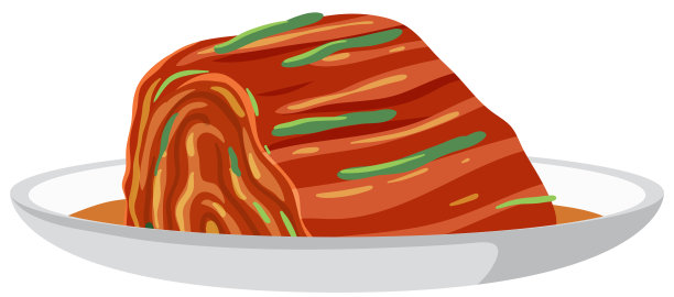 盘子上的泡菜图片下载