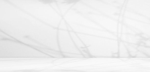 阴影树叶树在Mable桌子工作室房间背景，灯光覆盖在地板墙壁厨房柜台酒吧货架背景，办公桌工作空间艺术复古内部模板的展示图片下载