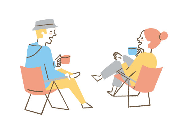 营地里有两男一女图片下载