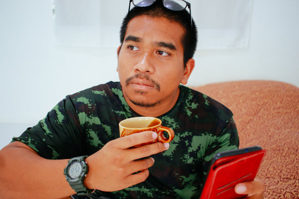 墨西哥人喝咖啡图片下载