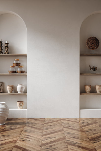 现代家居室内背景，墙壁模拟图片下载