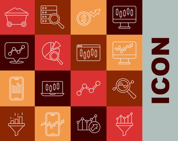 用图表搜索数据设置线上销售漏斗图片下载