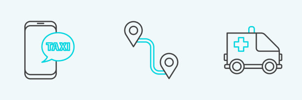 设置专线救护车和紧急出租车呼叫图片下载