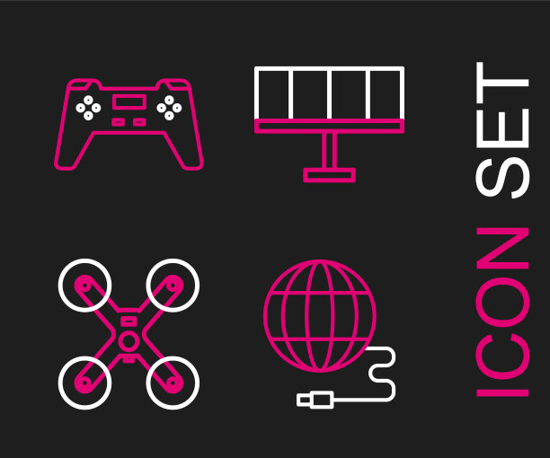 集行社交网络无人机飞行太阳能图片下载