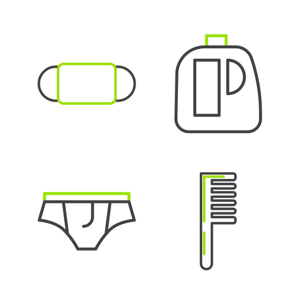 设线梳子内衣瓶为图片下载