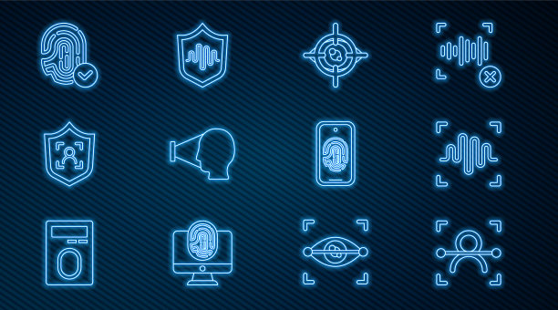 设置线人脸识别语音眼睛扫描屏蔽图片下载