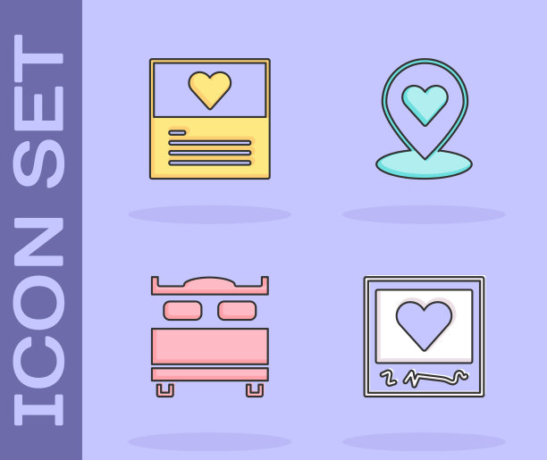 设置相框和爱心贺卡图片下载