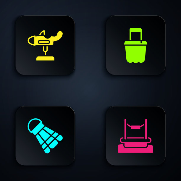 设置蹦极，秋千，飞机，羽毛球，毽子图片下载