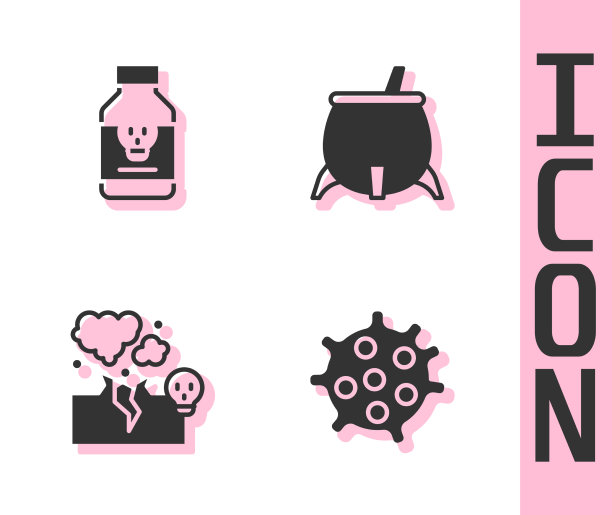 集细菌毒丸毒云的图片下载