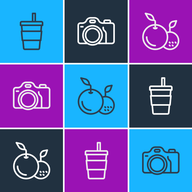 用水、水果和照片裱线纸玻璃图片下载