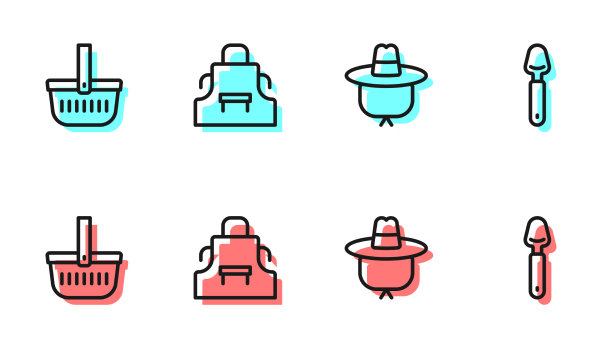 套线野营帽野餐篮厨房围裙图片下载